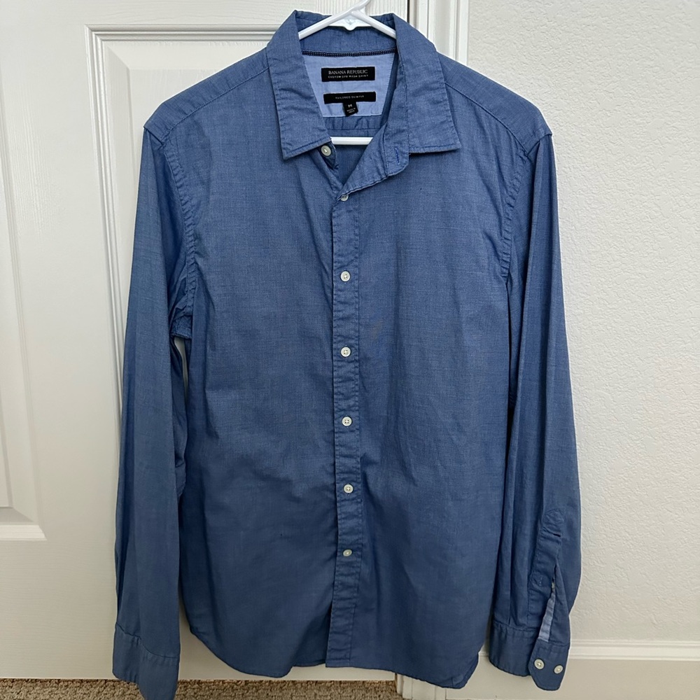 Banana Republic - Custom 078 Wash Button Down Shirt - Slim Fit